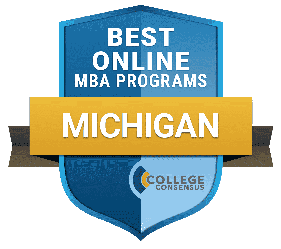 College Consensus Best Online MBA Programs in Michigan