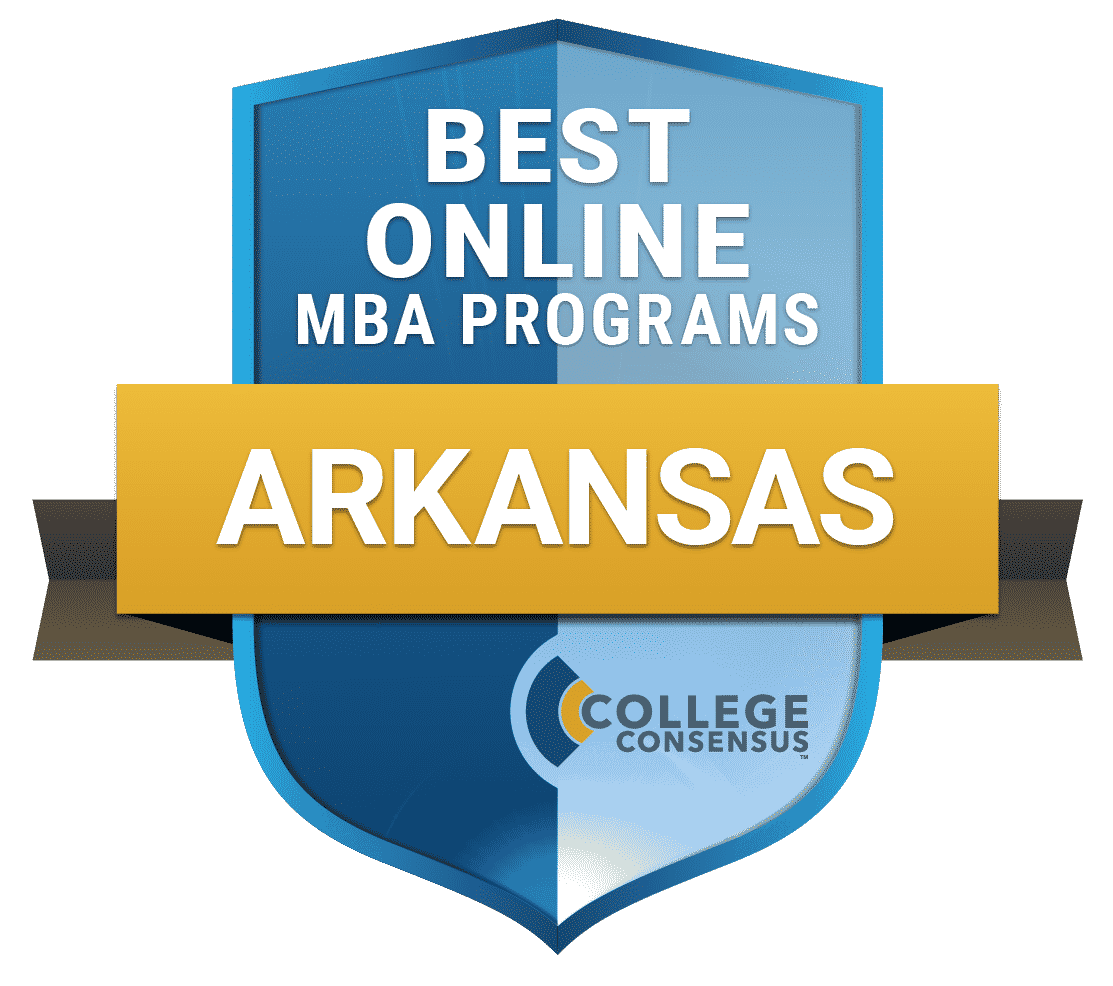 College Consensus Best Online MBA programs in Arkansas