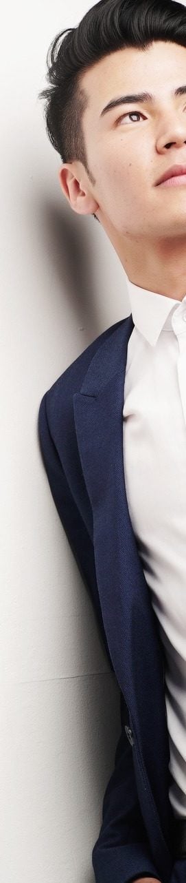 young businessman while in college