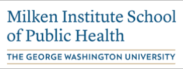 The Milken Institute School of Public Health through George Washington University