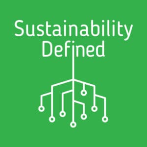 Sustainability Defined podcast logo