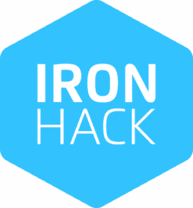 logo ironhack blue