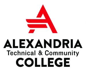 Alexandria College Logo Vertical 2021 Color