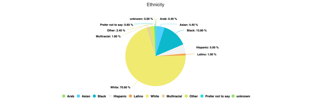 survey results - ethnicity